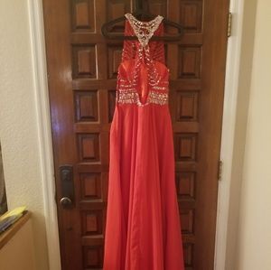 Red prom dress